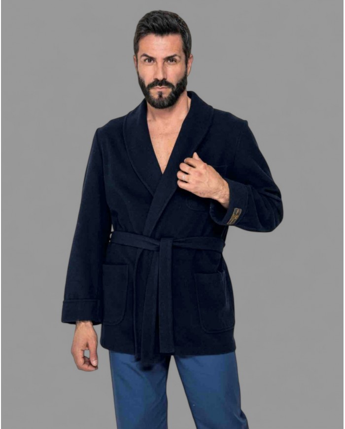 Ρόμπα ανδρική κοντή μάλλινη B&B Bilbao giacca