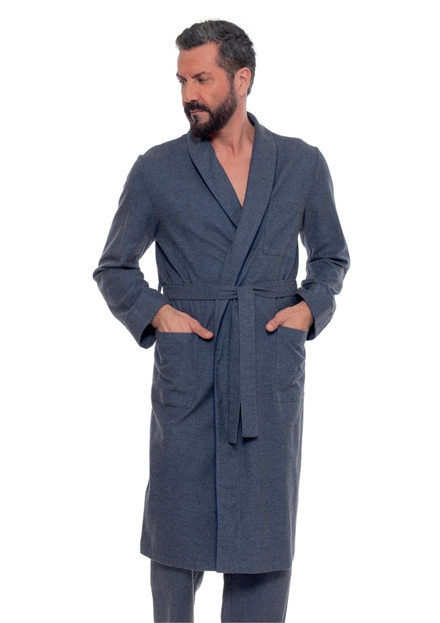 Ρόμπα ανδρική βαμβακερή B&B MARK